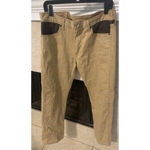 Men's Levi's 513 Straight-Cut Pants — Tan Brown — Size 34x34 Cotton